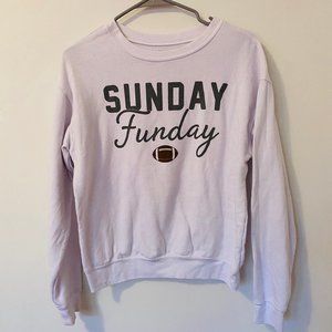 Sunday Funday Sweatshirt Size S